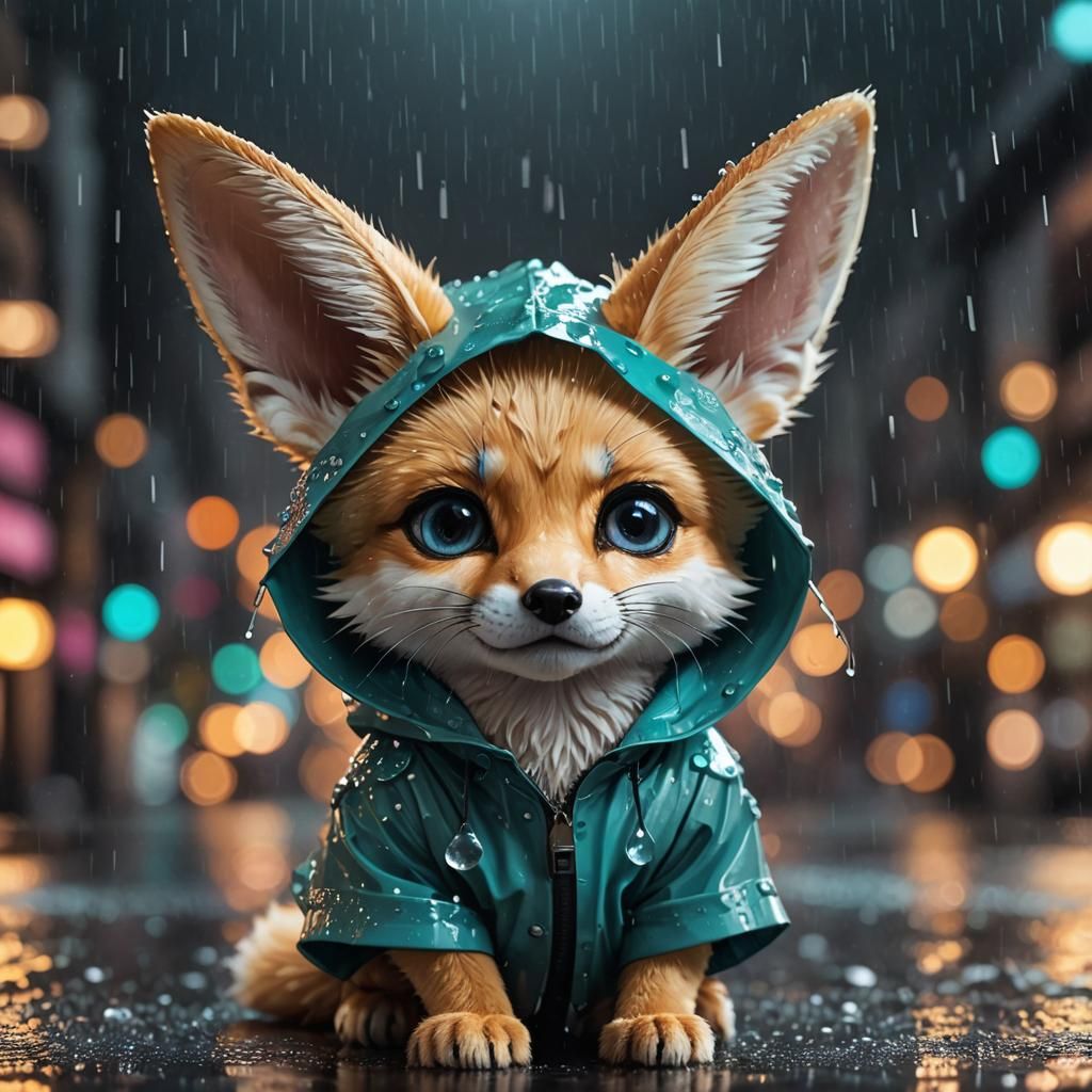 Adorable Baby Fennec Fox