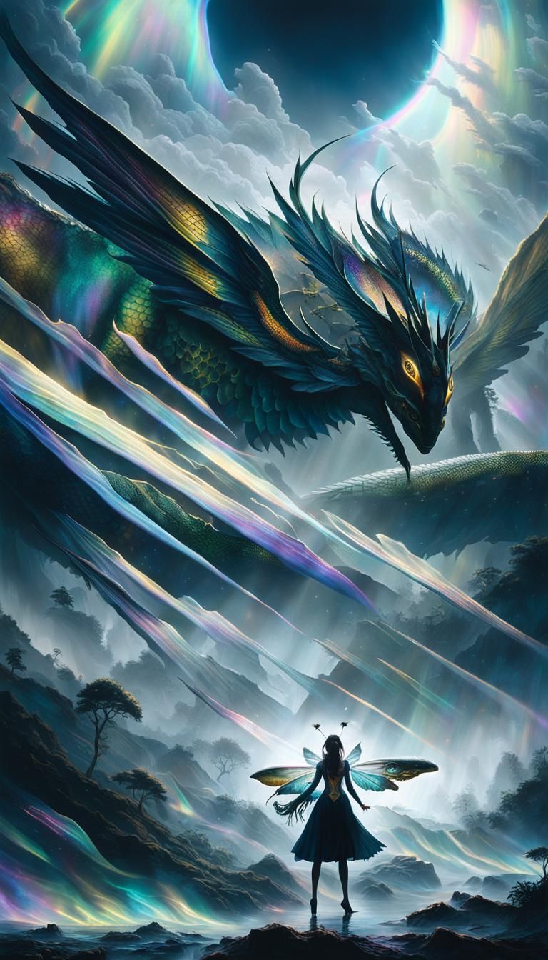 Chimera Girl in Ethereal Fantasy Style