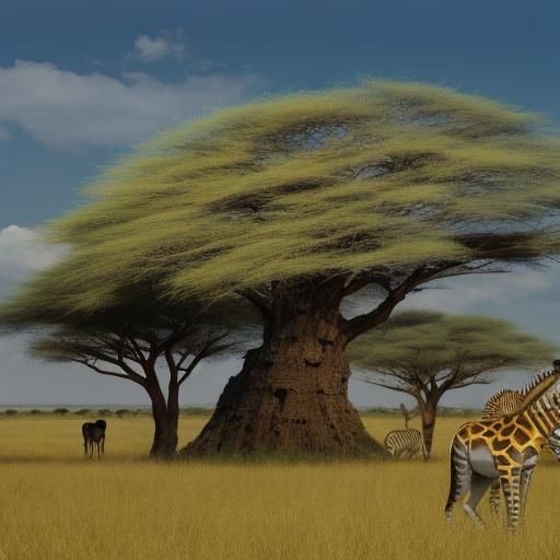 AI Interpretation of Africa