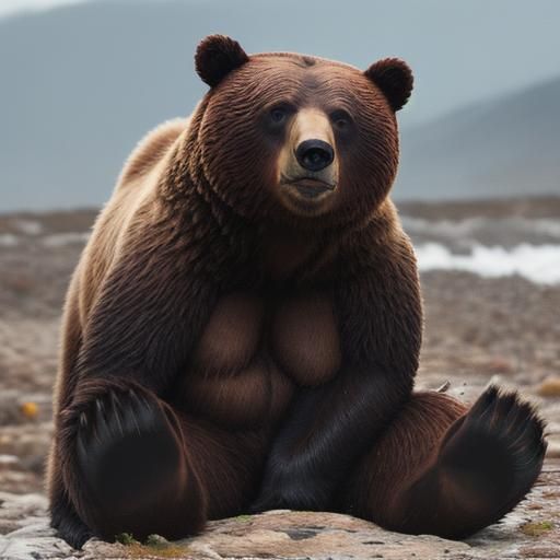 AI Generated Image of a Bear