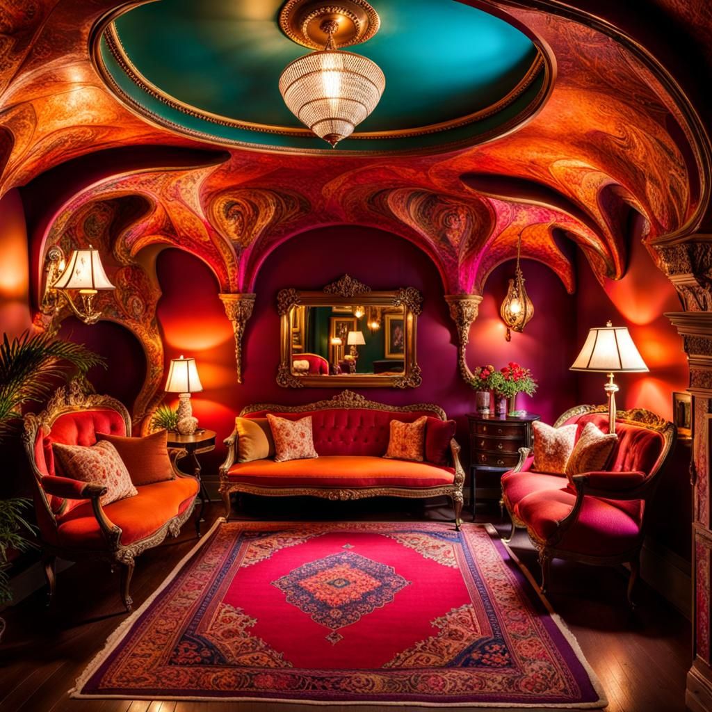 Opulent Victorian Fox Party in Underground Palace