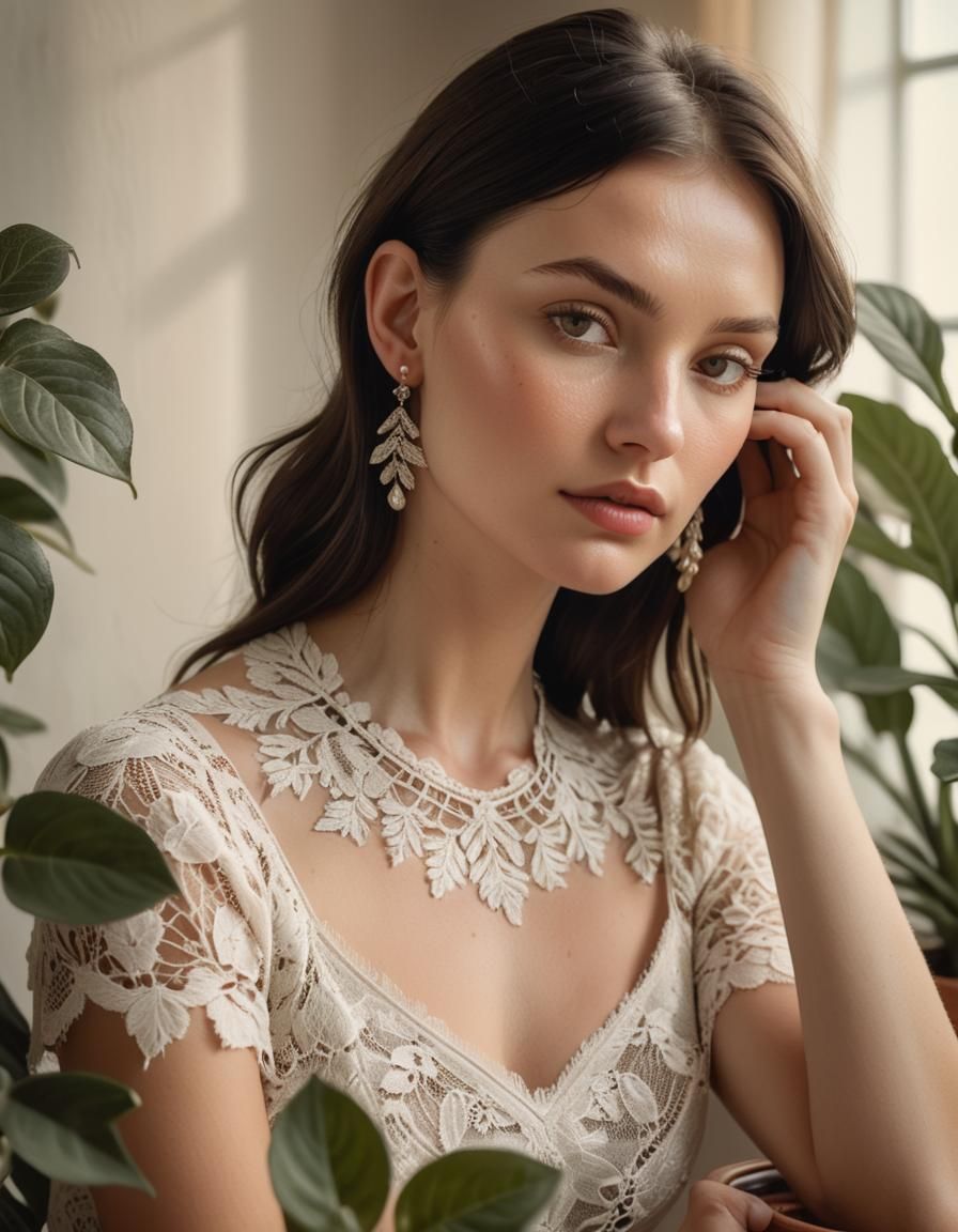 portrait of a young slovak-women