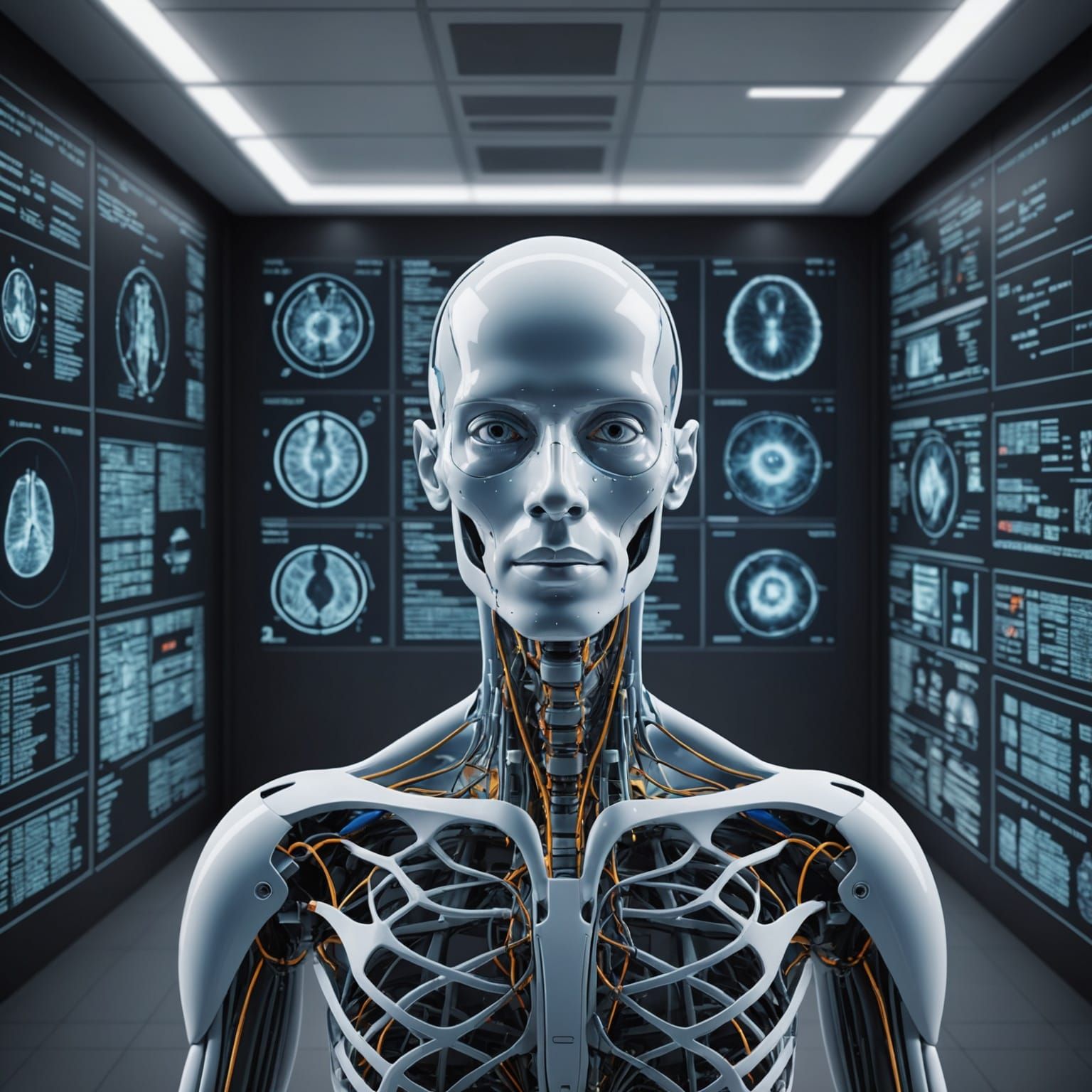 Artificial Information Field: Scanning the Human Body