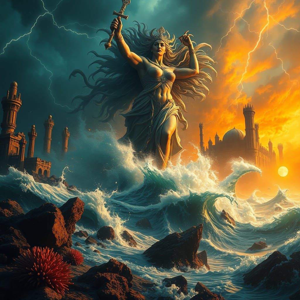 Titan Goddess Tethys Unleashes Aquatic Fury Against Olympian...