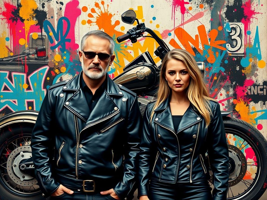 American motorcycle Gothic