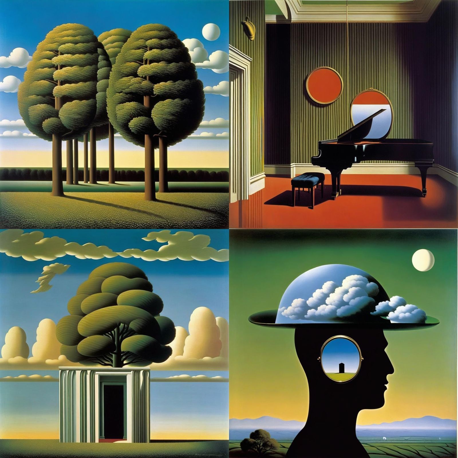 Surrealist Composition in the Style of Early Surrealism