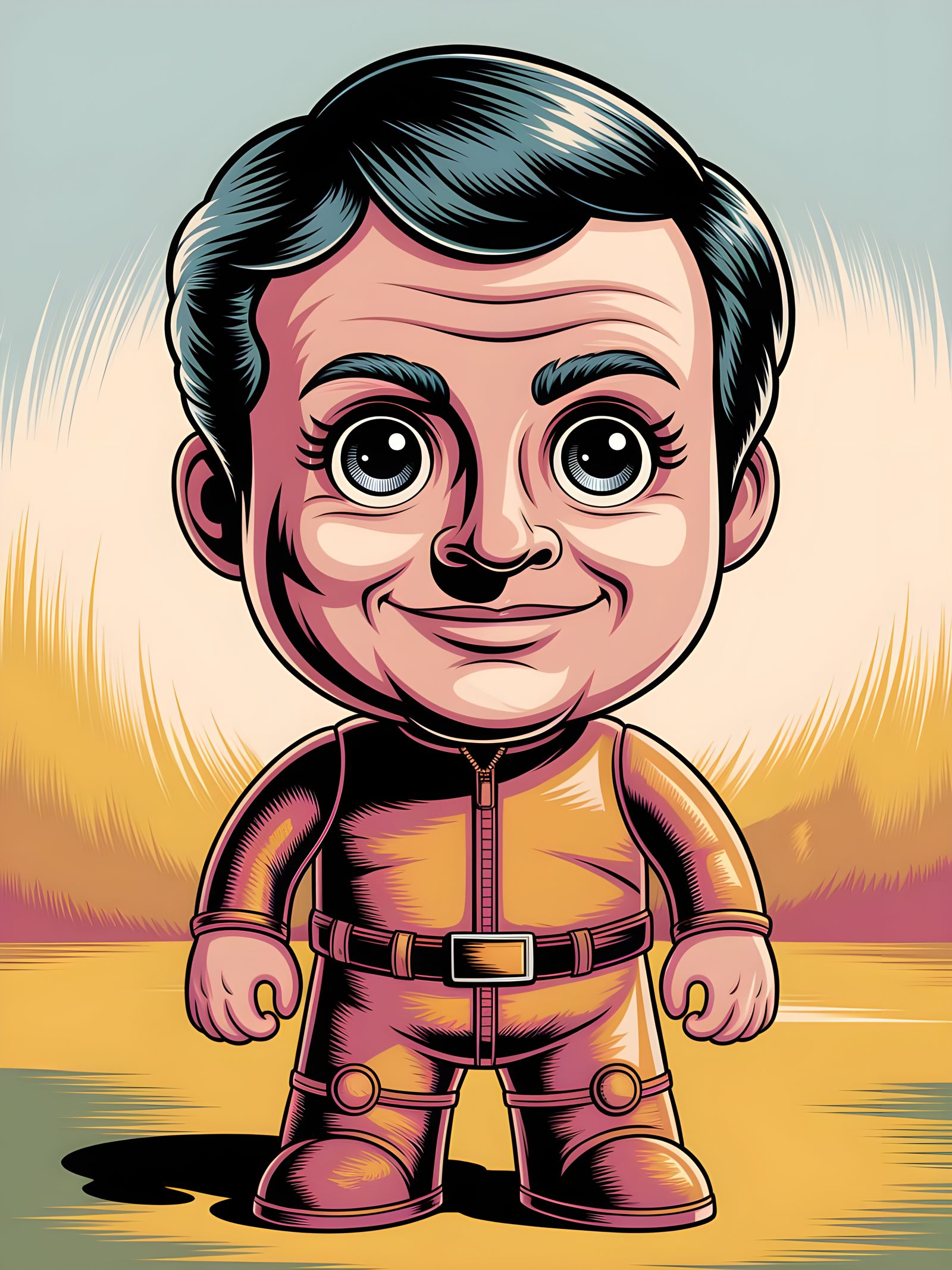 Macron as Collectible Vinyl Toy Figurine