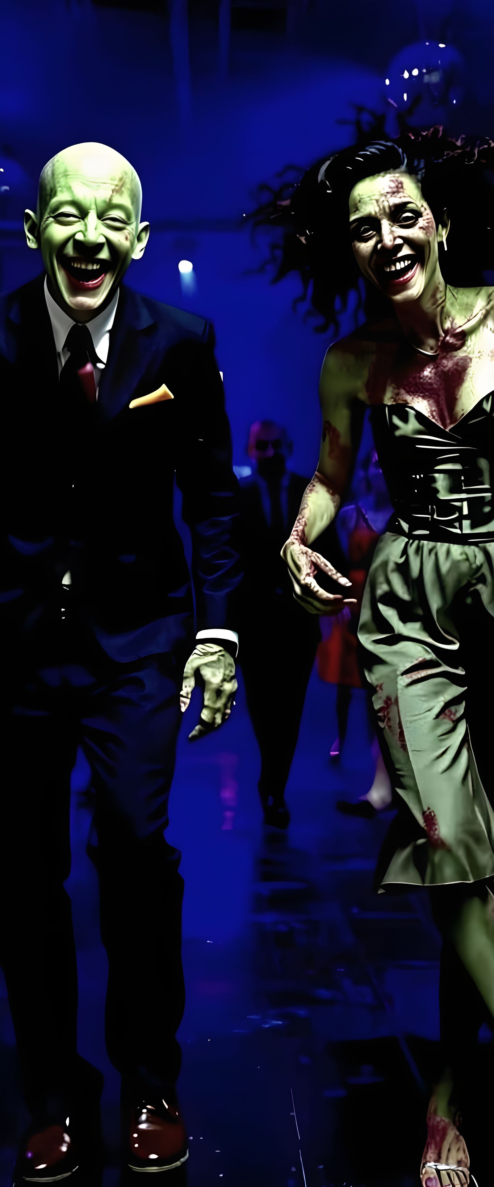 Happy Zombies Dance at Prom Night