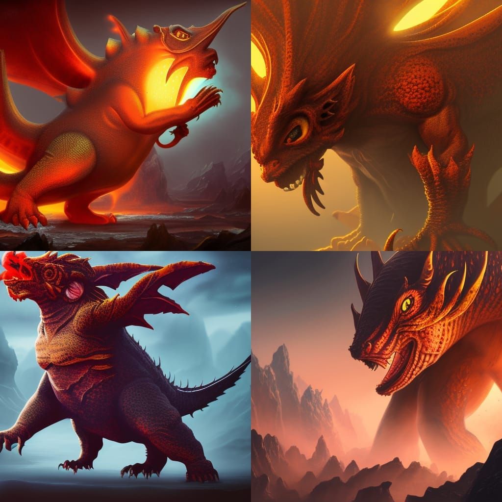 Kaiju Raichu Fantasy Concept Art