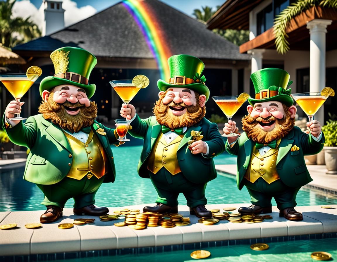 Leprechaun Pool Party