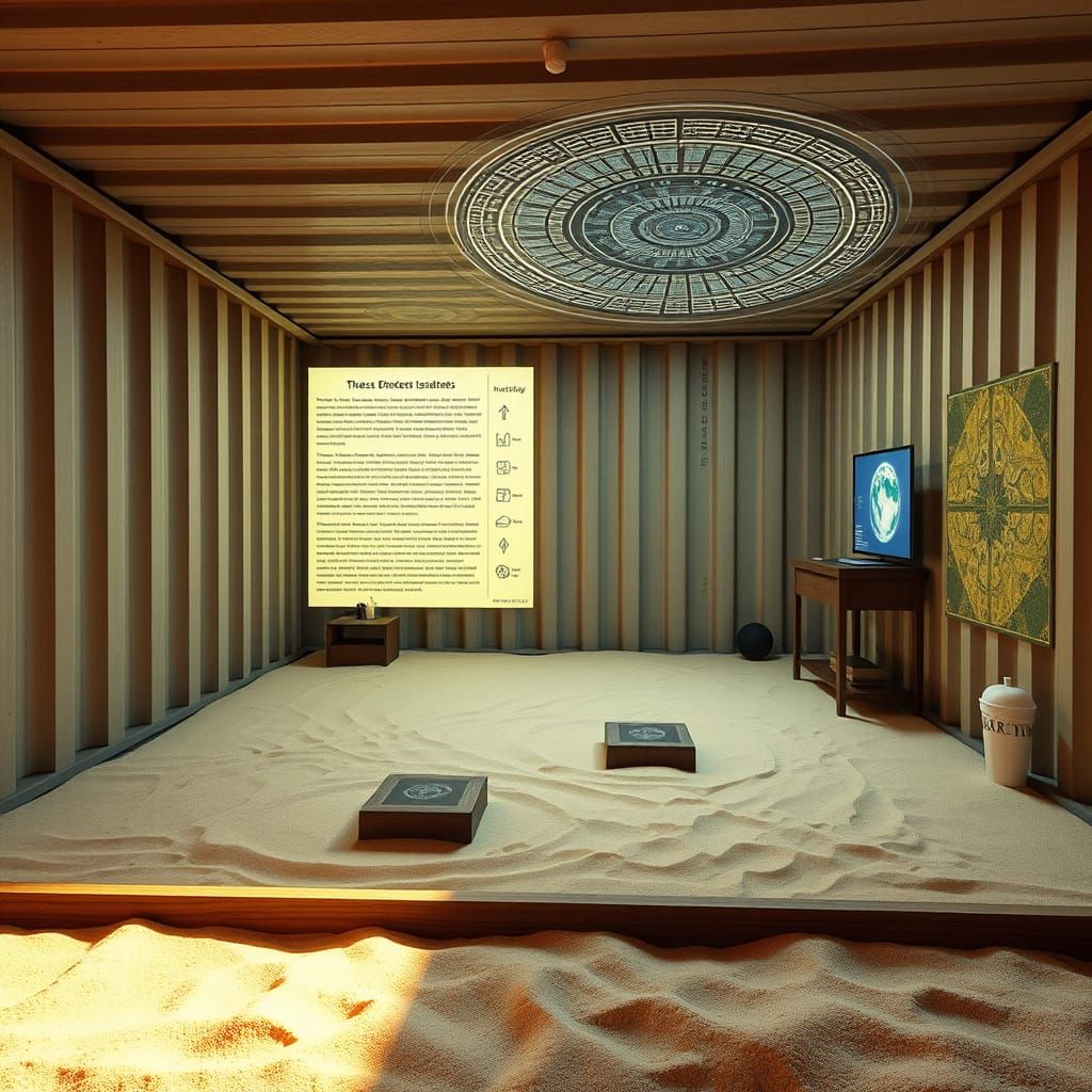 Holistic Resonance Lab Shipping Container Concept Art