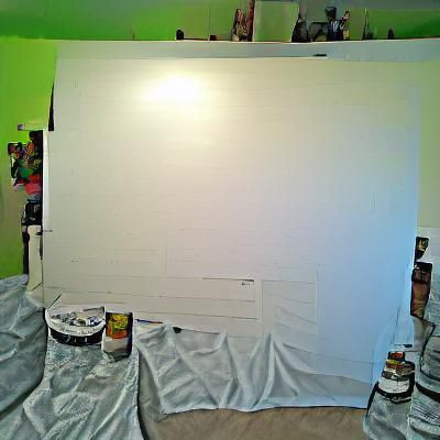 Abstract Blank Canvas AI Art