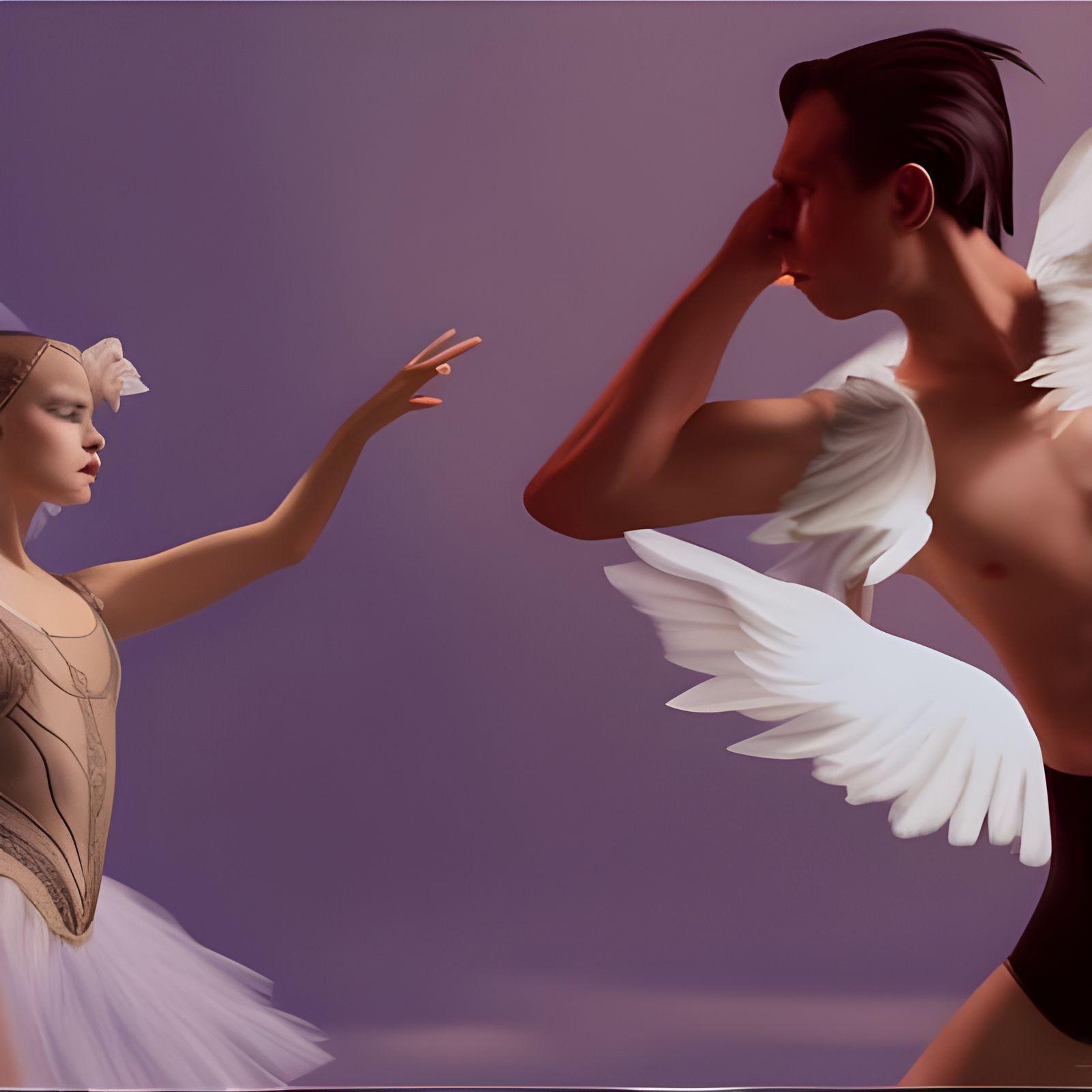 dancing with the swan by edward hopper