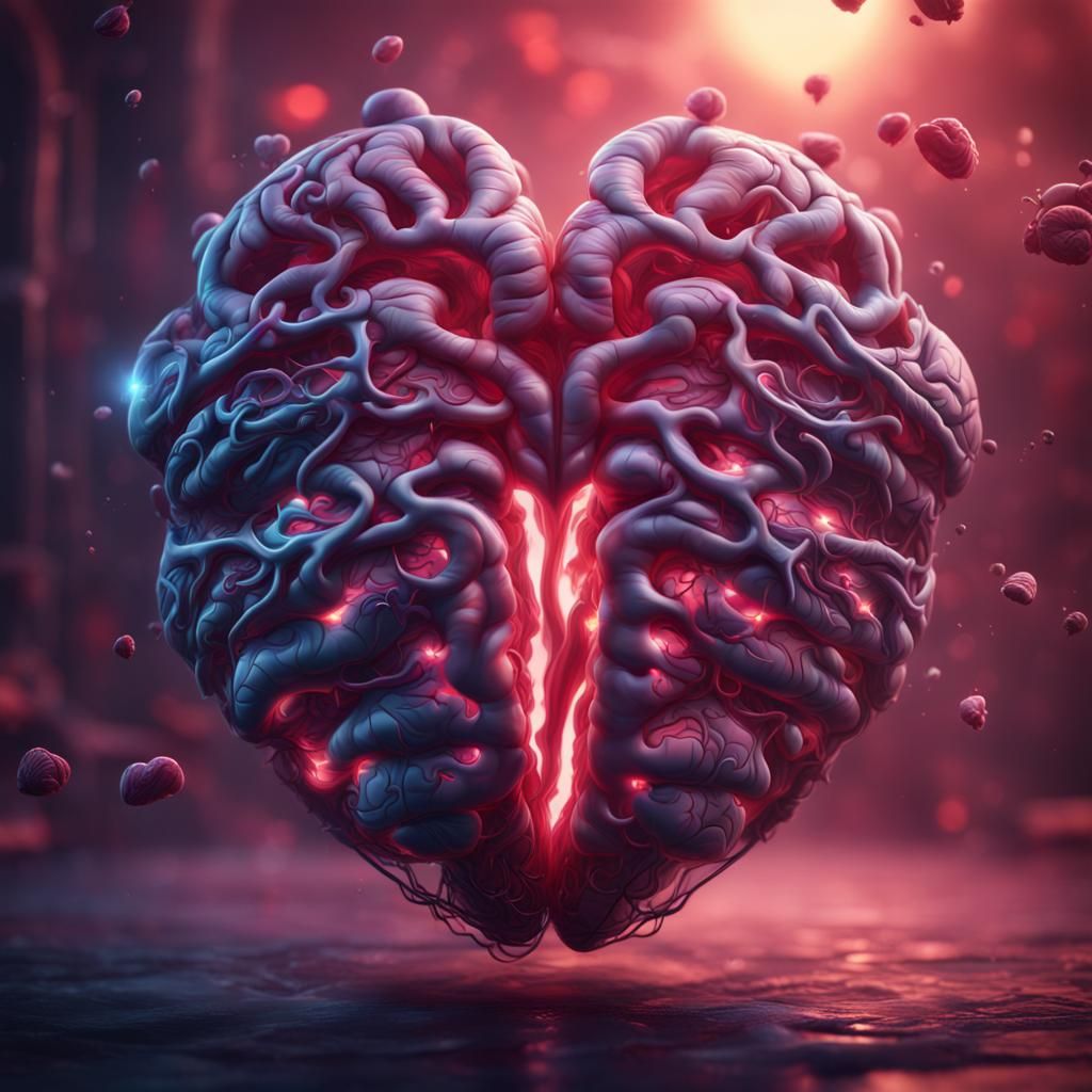 Heart and Brain Connection: Fantasy Concept Art