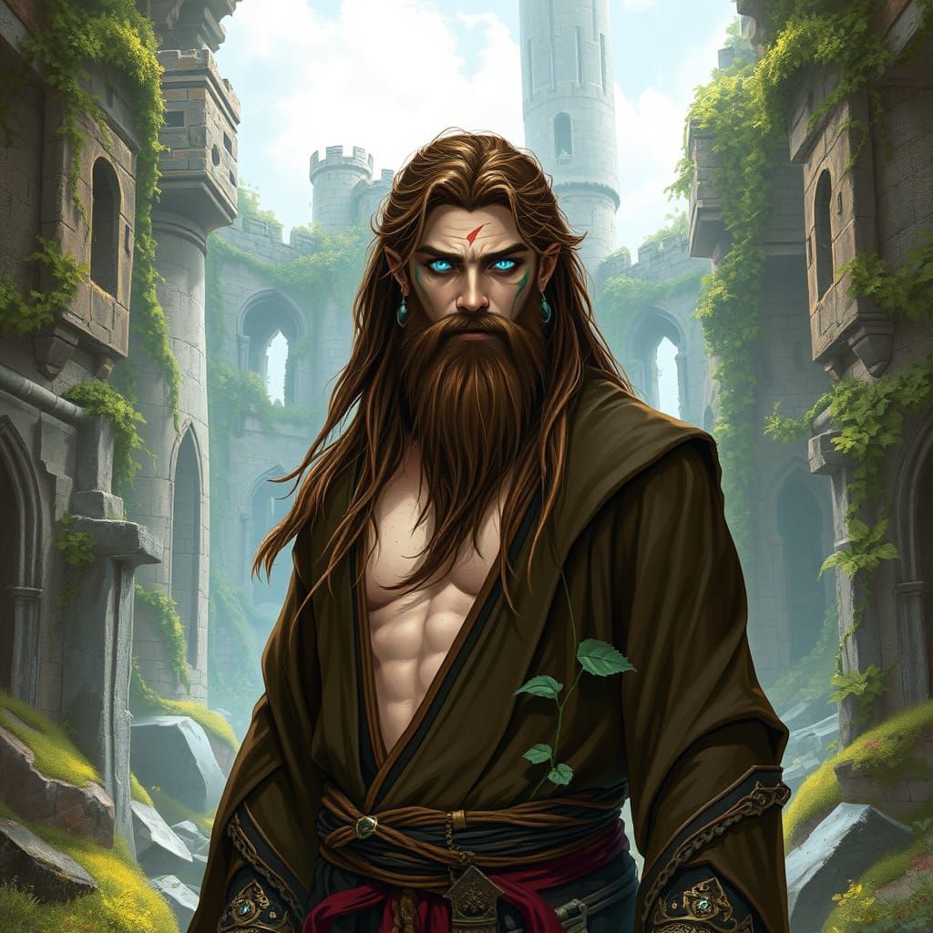 Druid Reclaims Castle with Nature's Magic