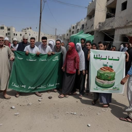 Food Hunger and Politics in Gaza Conceptual Image