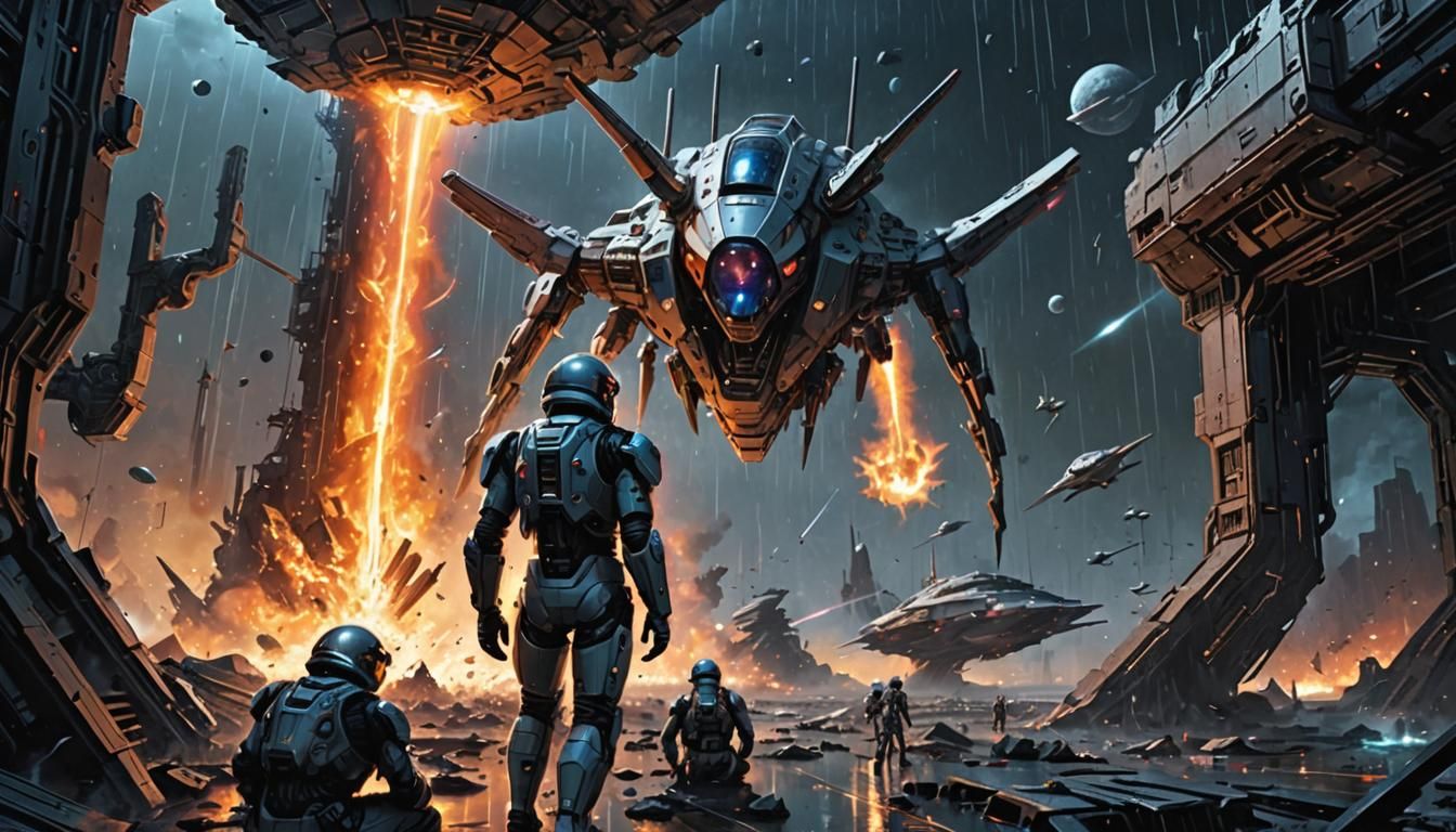 Android's Space Memories: Comic Book Art