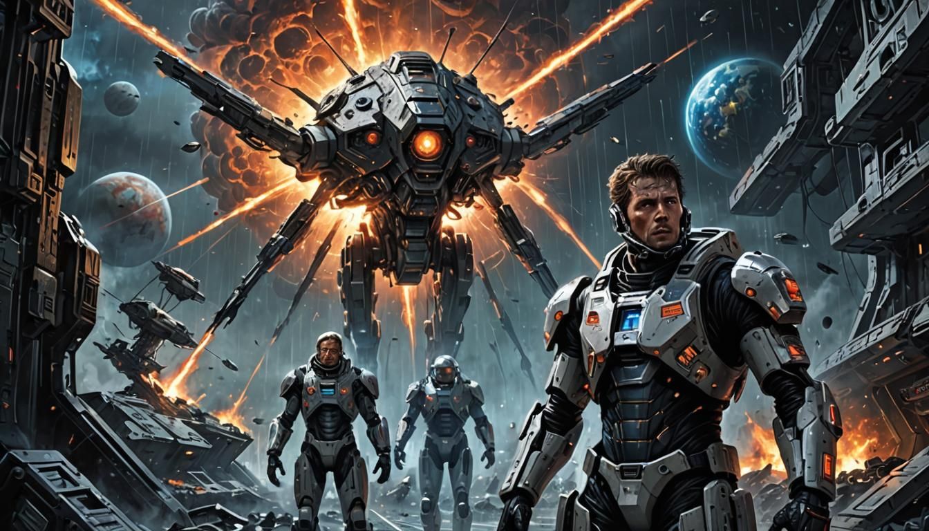 Android's Space Memories as Comic Book Art