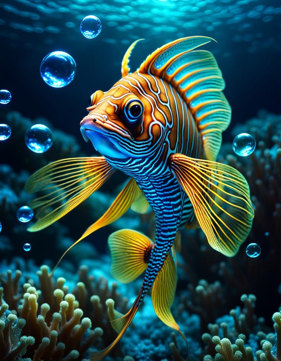 Striped Beach Fish