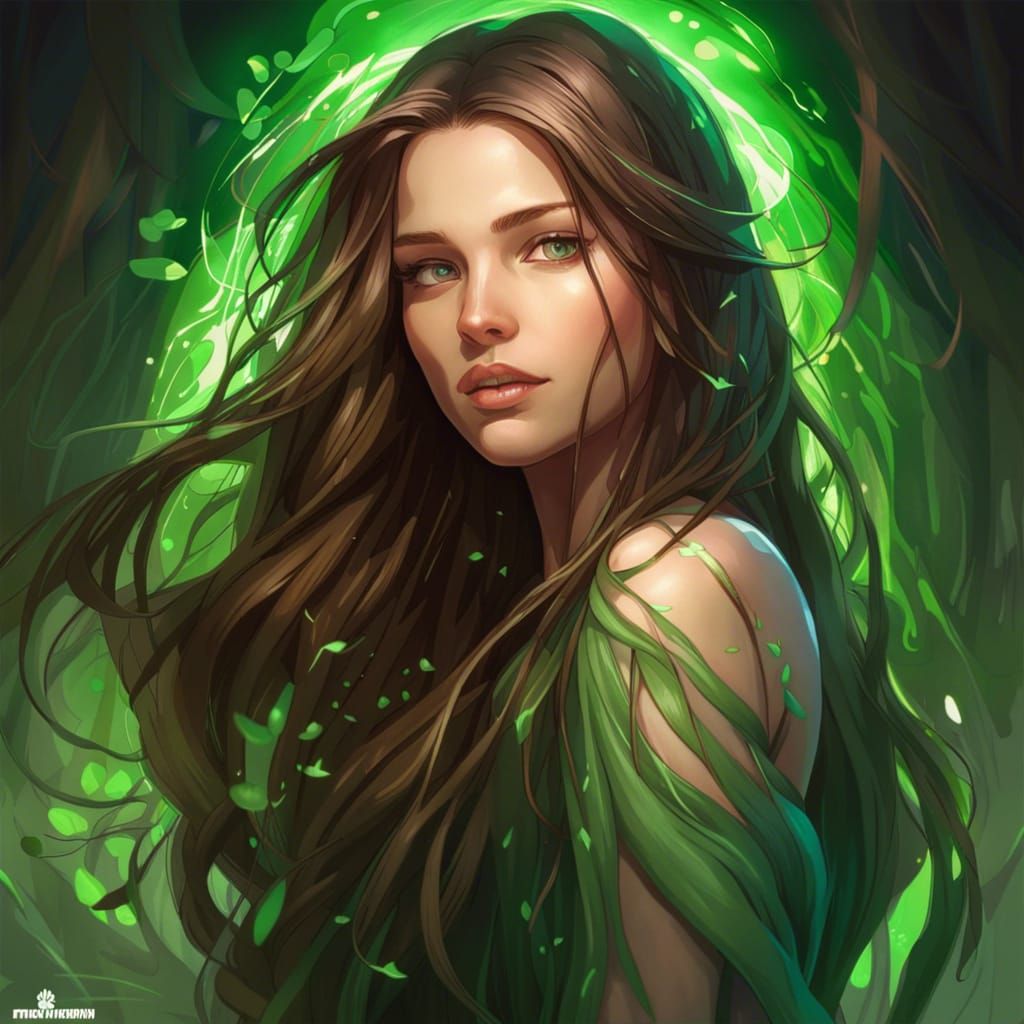 Glowing Eyes: Hyperdetailed Portrait of a Teenager