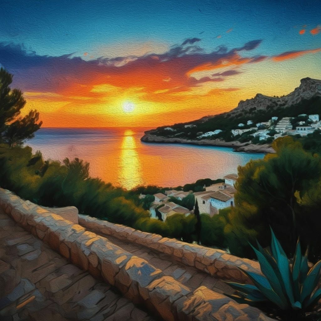 Mallorca at sunset