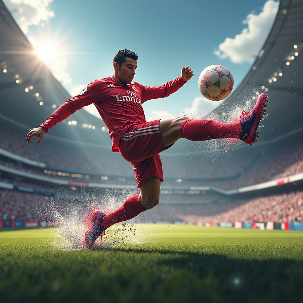 Dynamic Bicycle Kick Goal in Champions League Final