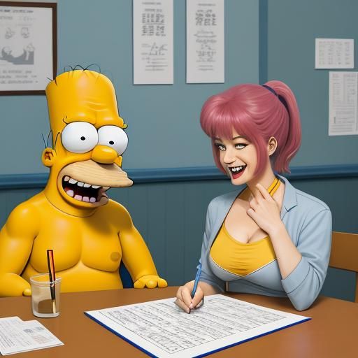 The Simpsons Story (ザ・シンプソンズものがたり): An AI-Generated Script

Scene 1:

INT. SPRINGFIELD ELEMENTARY SCHOOL - DAY

Bart is ...