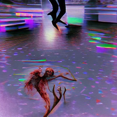 Skeletal Dance in Moonlight