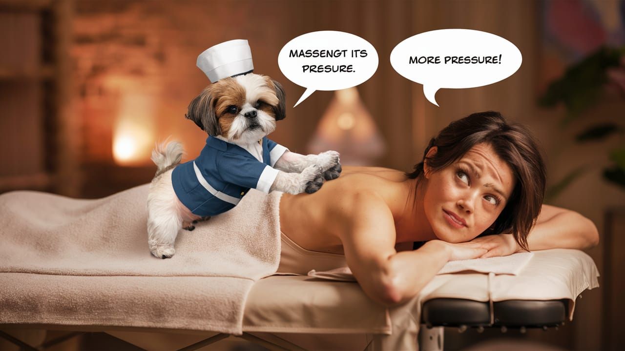 Shih Tzu Masseur: A Spa Day Surprise