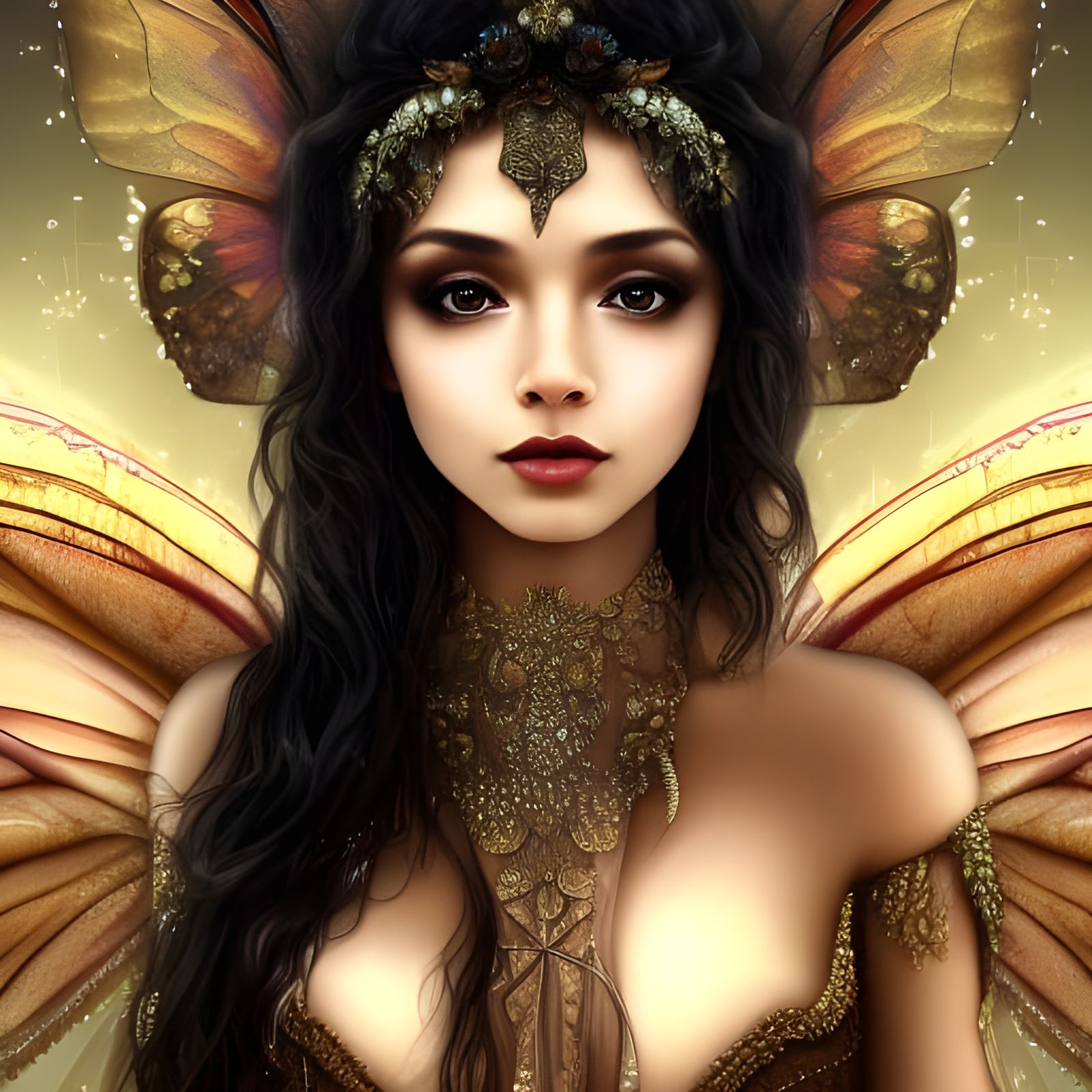 Beautiful Middle Eastern Faerie Princess: Hyper-Realistic Di...
