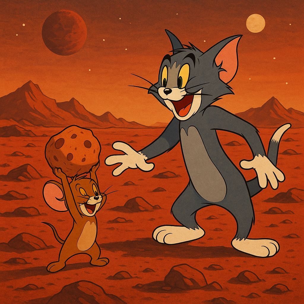 Tom and Jerry Explore the Red Planet