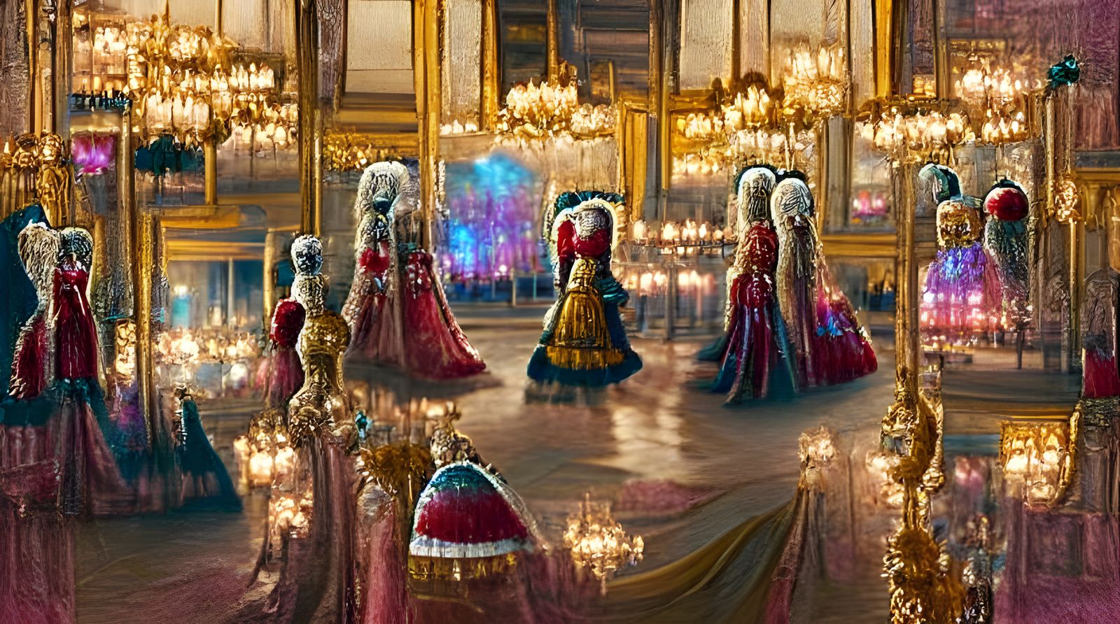 Marie-Antoinette Dances at Versailles Masked Ball