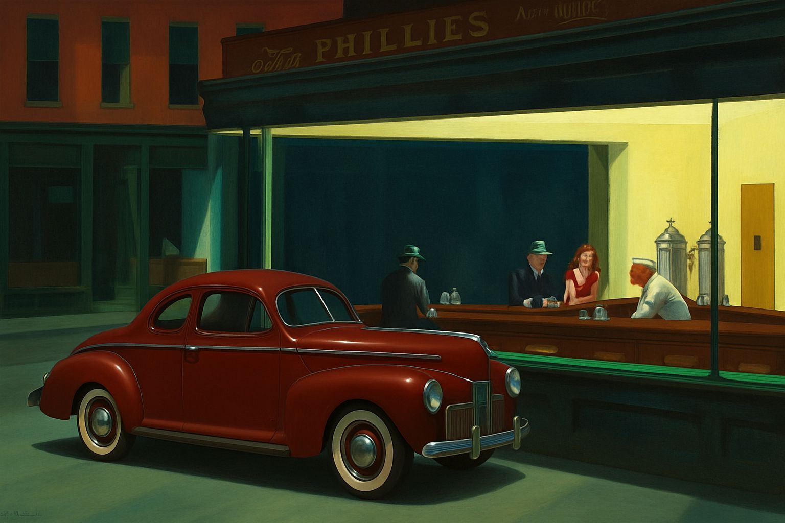 1942 Ford Coupe Added to Existing Picture