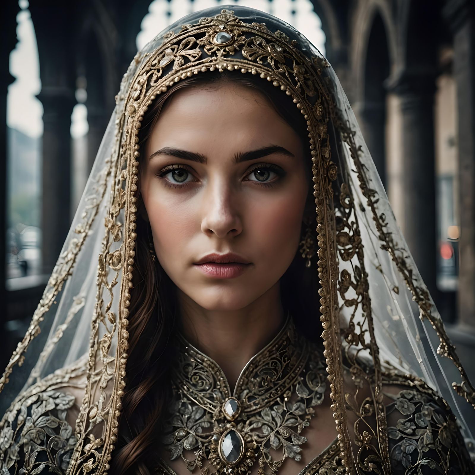 Hyperrealistic Veil Between Worlds in HDR