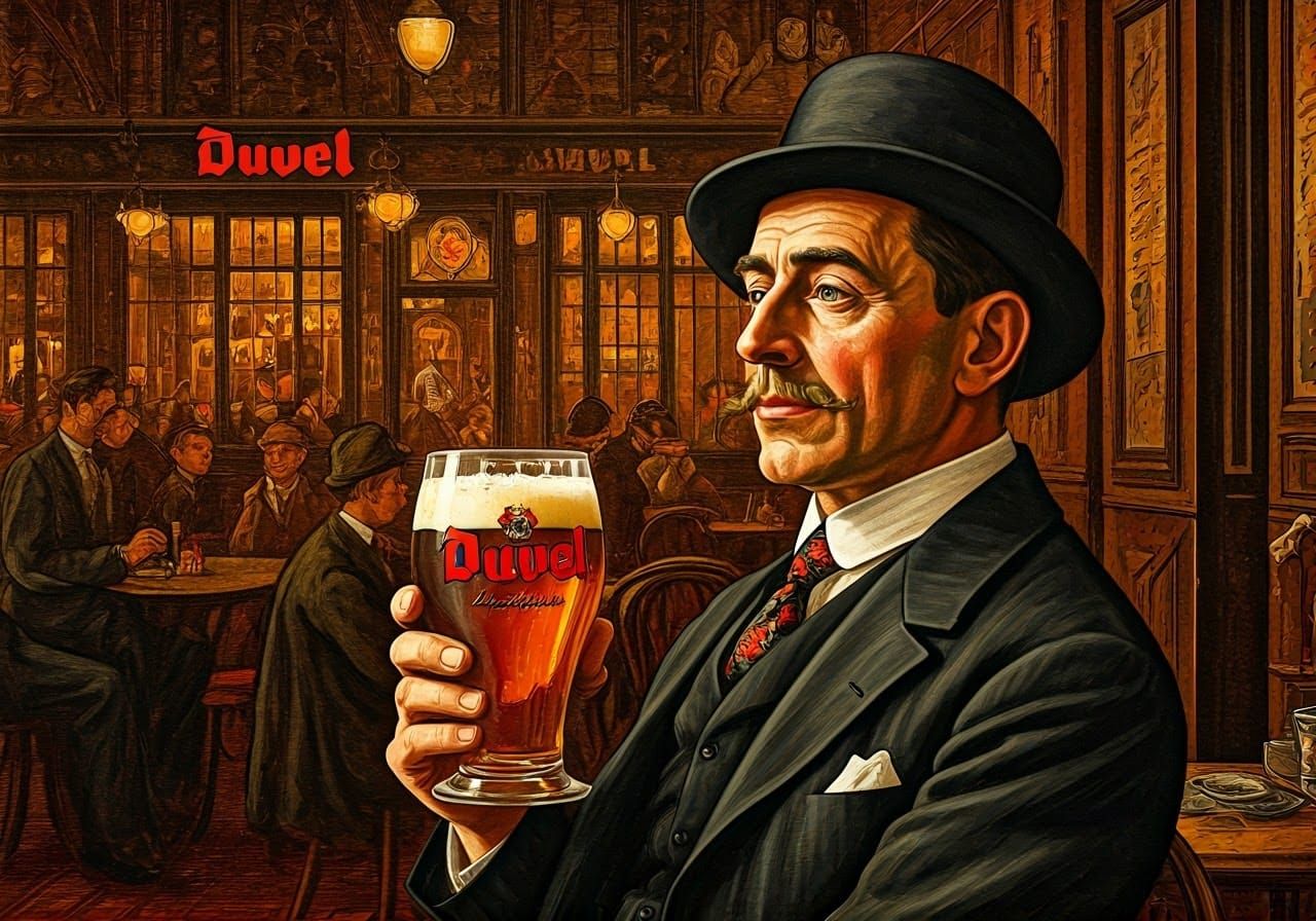 The Duvel beer drinker
