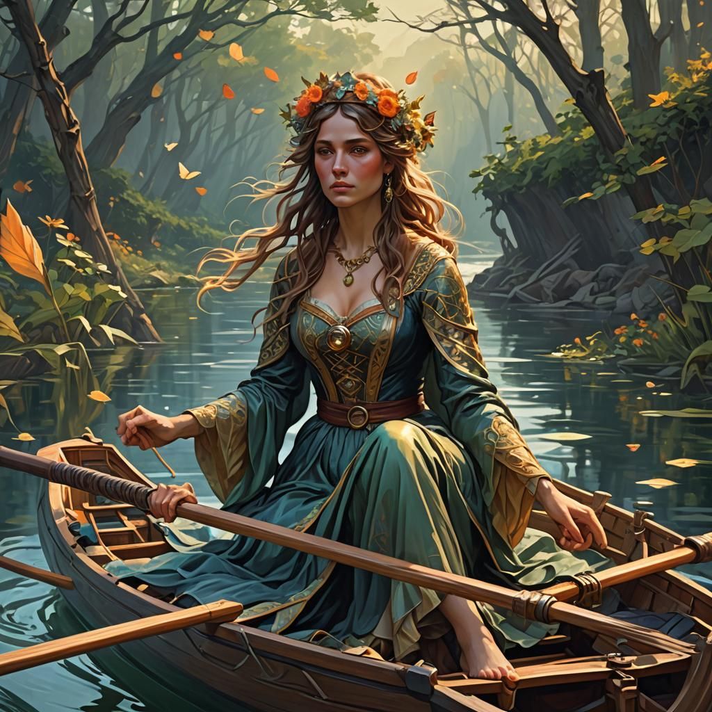 the rich witch rowing solitaire  a masterpiece extremely bea...