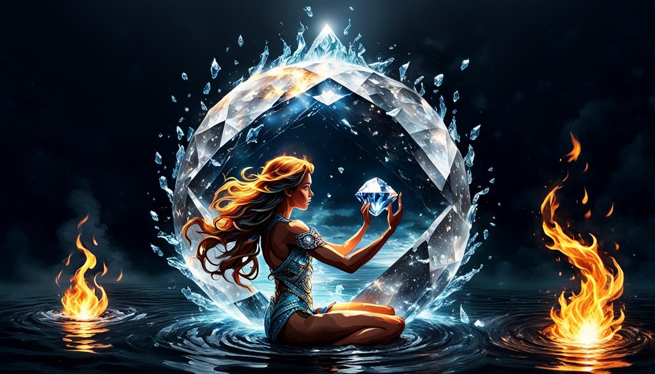 Epic Battle for a Diamond Under the Moon