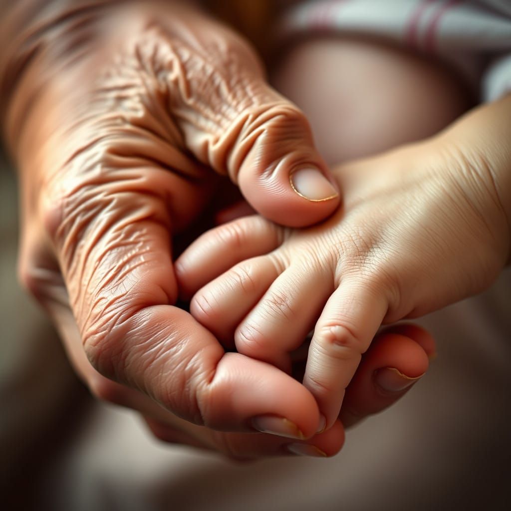 Tender Moment of Intimacy in Warm Golden Lighting