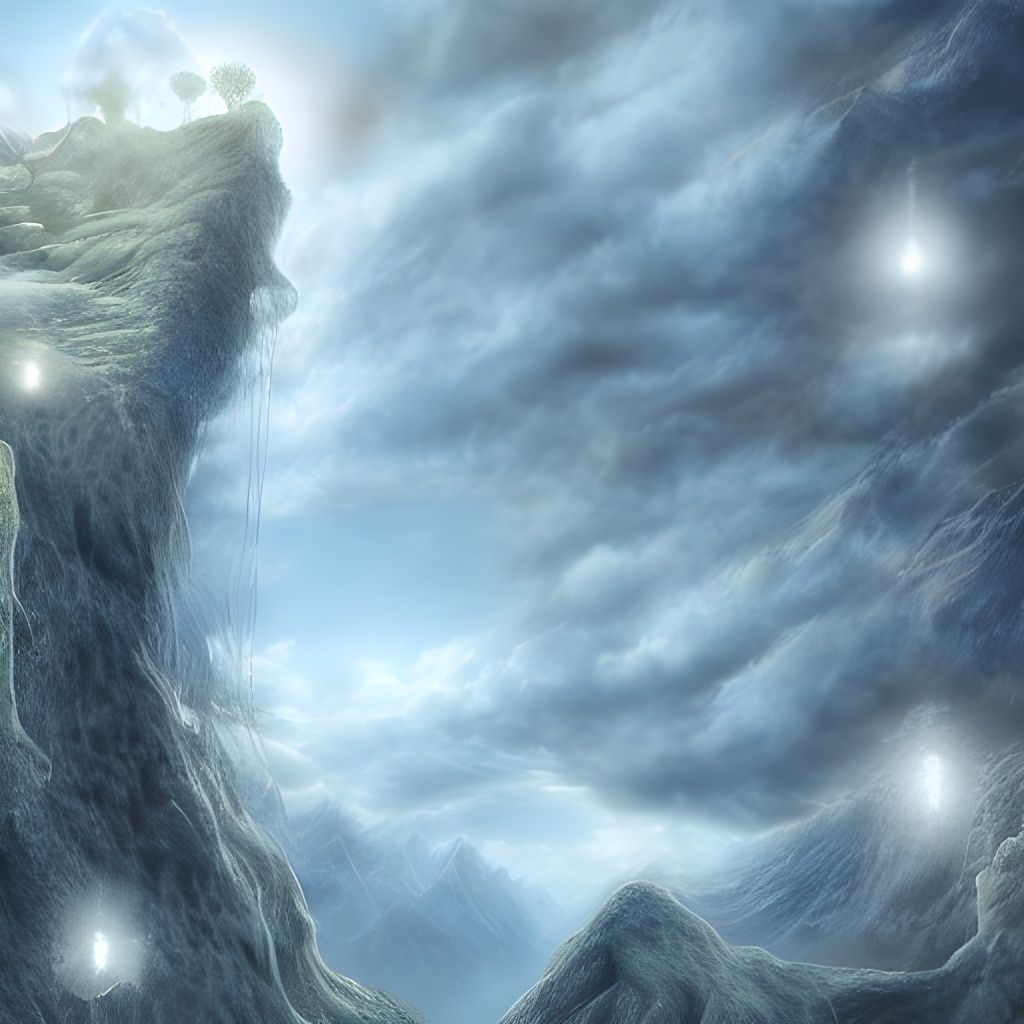 Aphantasia Brain Disorder in Detailed Matte Painting