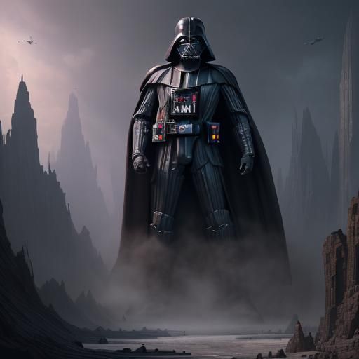 Darth Vader Detailed Matte Painting