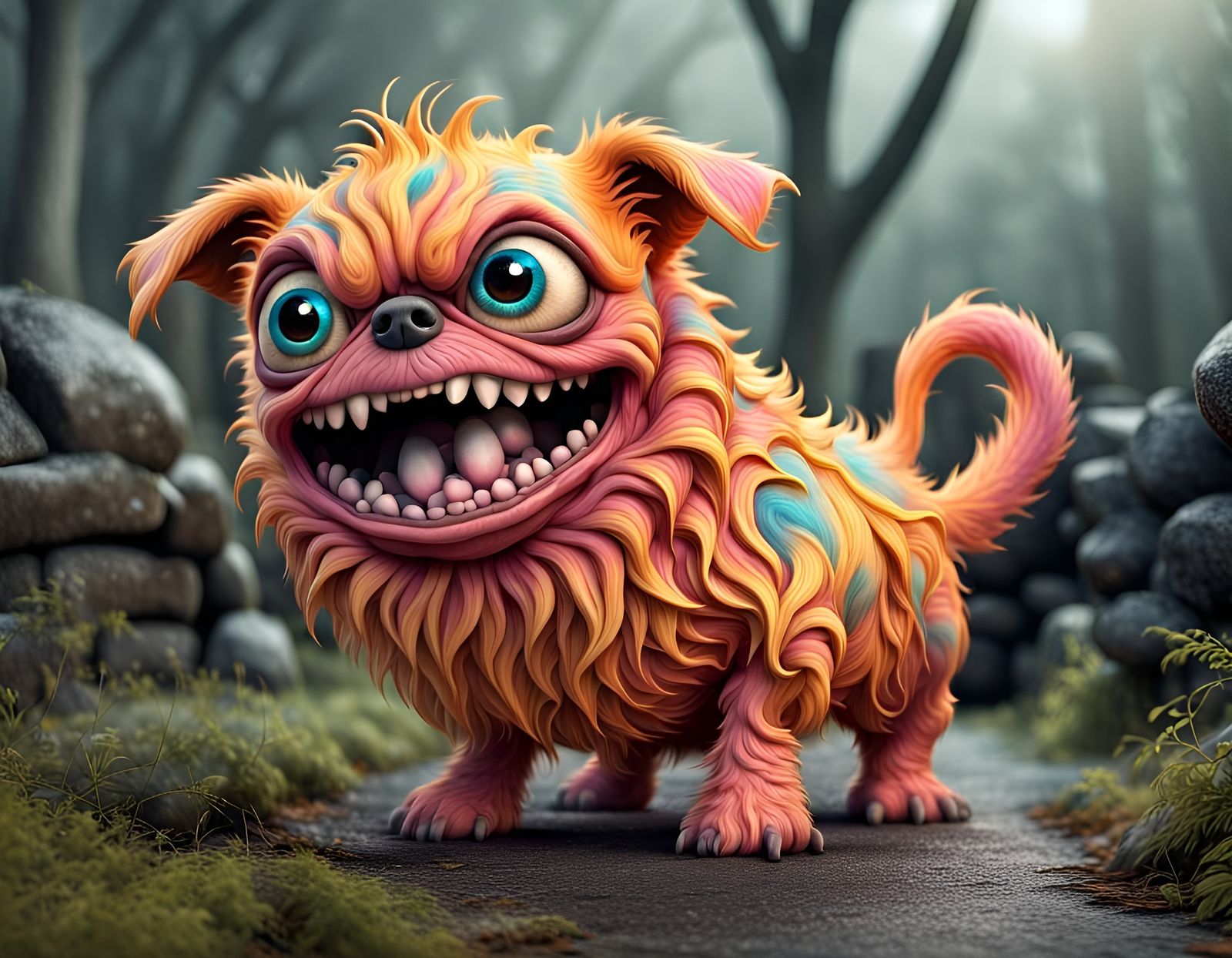 My cute doggy says hello:  'wroeff wrafff wraff.."