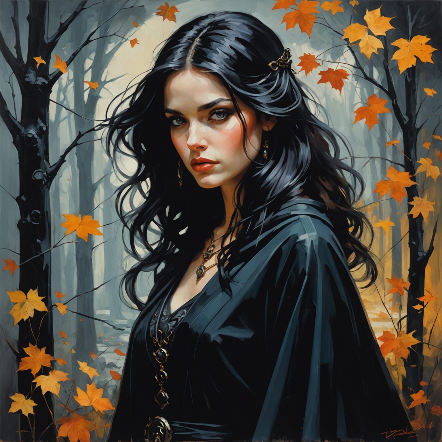 Grimdark Fantasy Painting