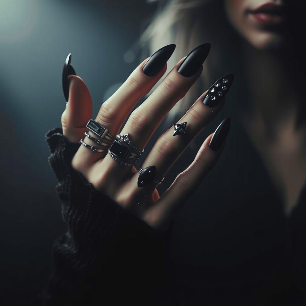 A Dramatic Cinematic Close-Up of a Strong Feminine Hand