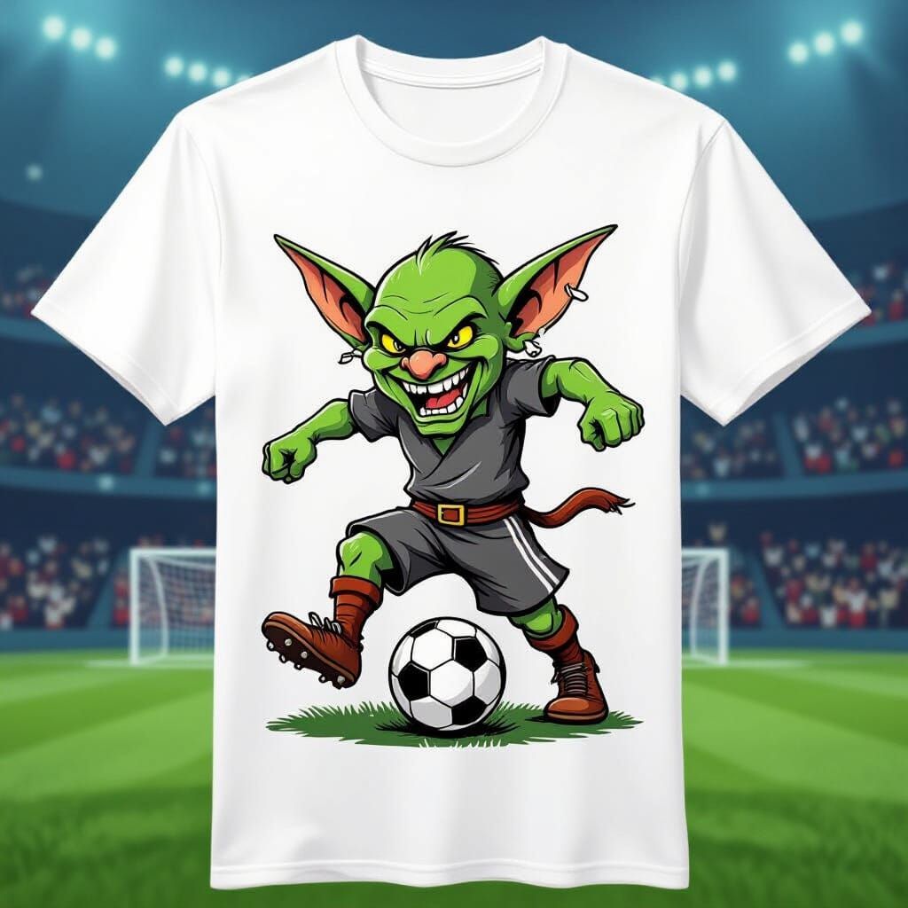Goblin Fantasy Soccer Scene