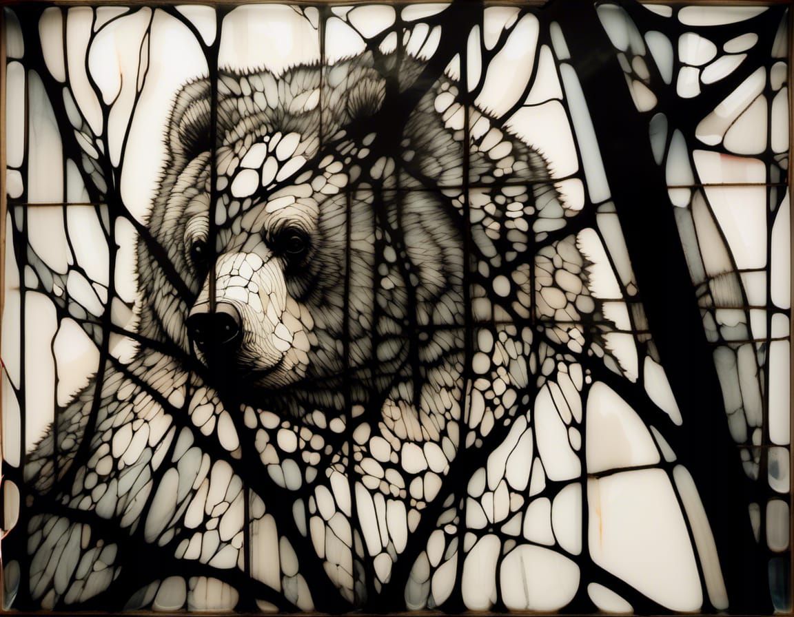 Ink on Glass: Visionary Moments in Dark Reality