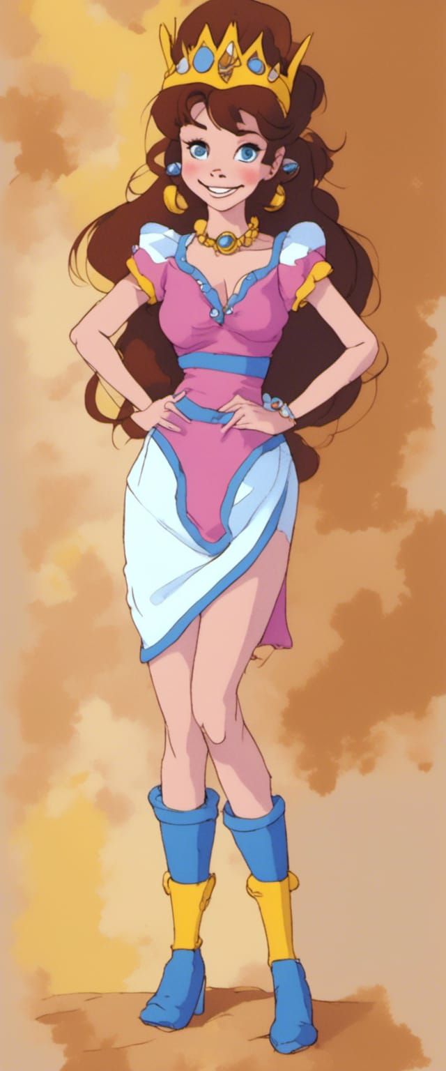 Redesign of Princess Lana from Captain N The Game Master.