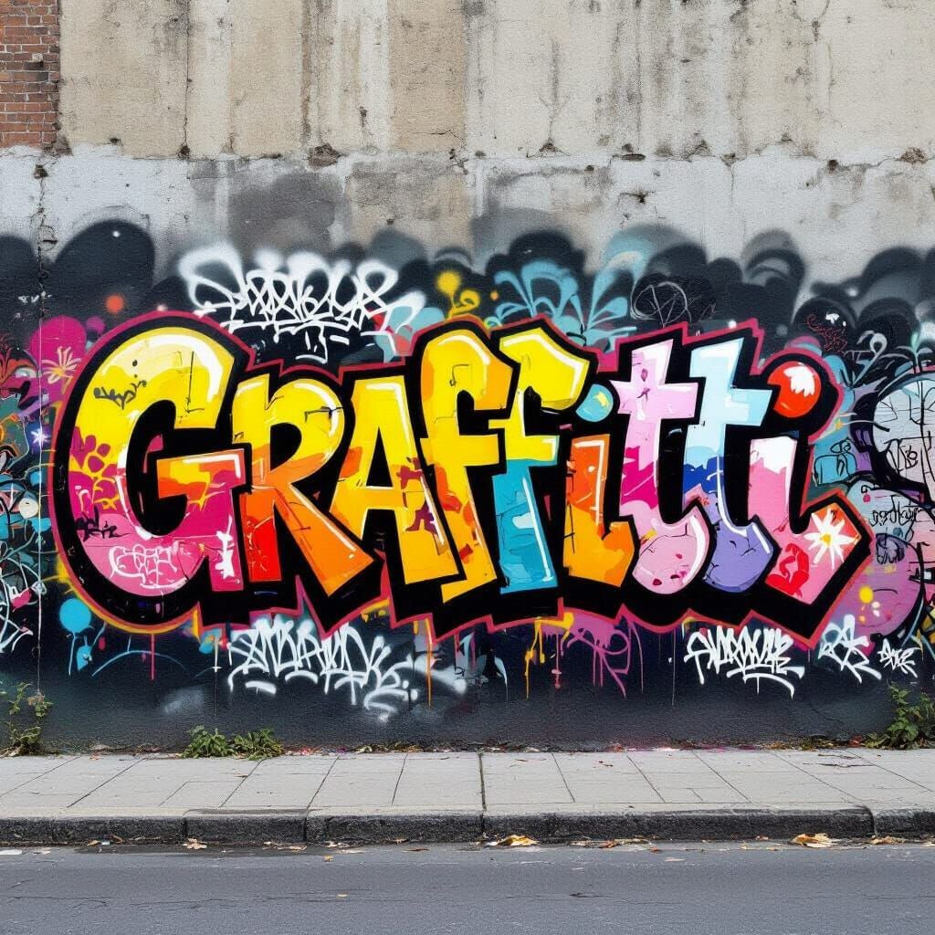 Vibrant Graffiti Art on City Walls