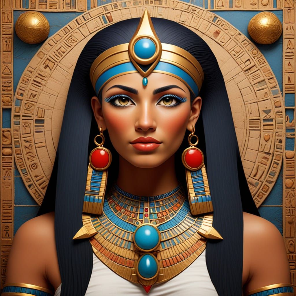 Egyptian Goddess Hathor Image