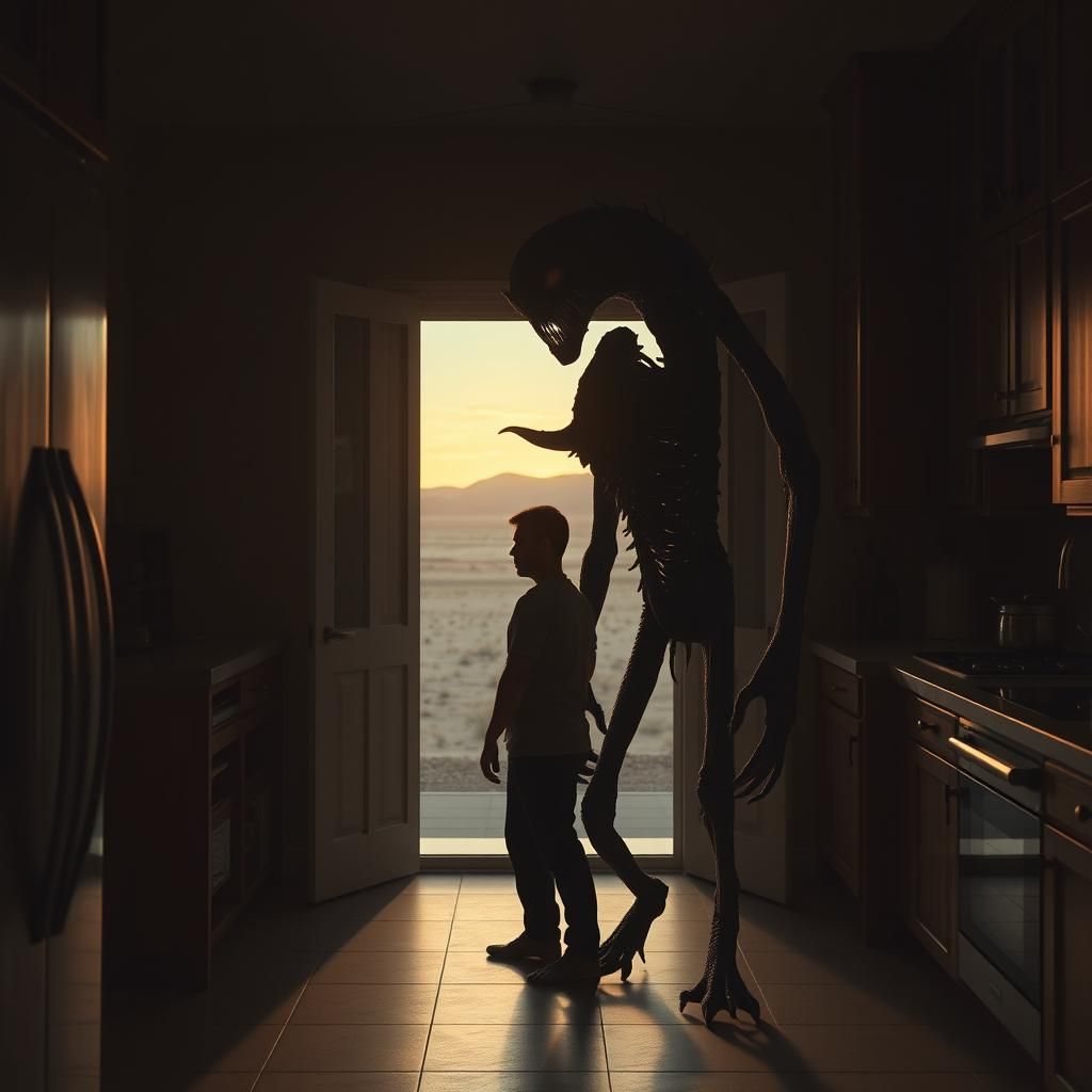 Terrifying Sleep Paralysis Demon in Kitchen