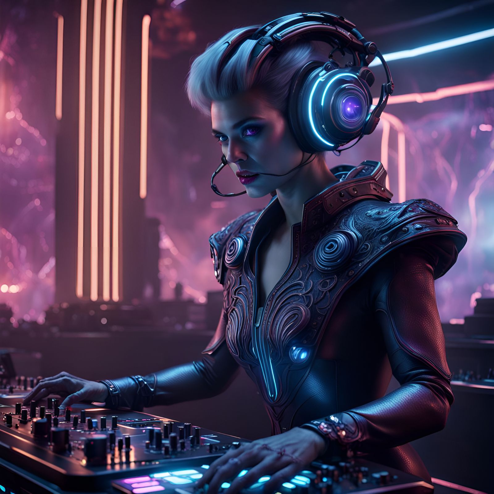 Gozer the Gozerian as Hard Techno DJ